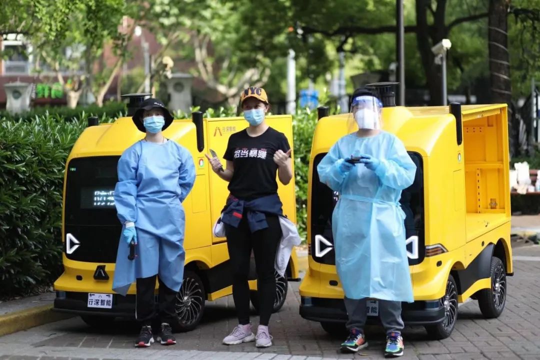 电气运输设备联盟成员行深智能82辆无人车助力上海科技抗疫