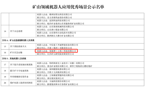 国家四部门公示77个机器人应用优秀场景名单,机器人平台3家孵化企业的5个应用案例入选